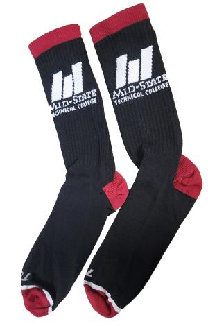 Image of Men's Crew Socks Logo
